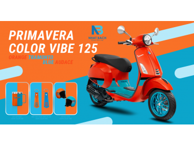 "CHƠI VỚI MÀU" ĐÚNG NGHĨA VỚI PHIÊN BẢN PRIMAVERA COLOR VIBE 125