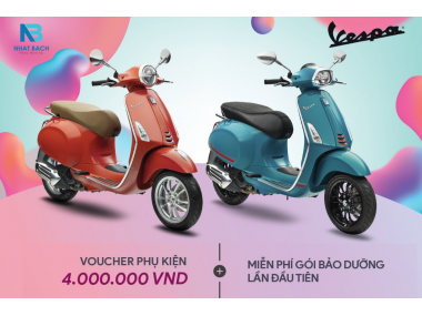 Mua VESPA NGAY - ƯU ĐÃI LIỀN TAY  4.000.000Đ