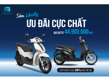 Sắm Piaggio Liberty ngay hôm nay - Giá chỉ từ 44,9 triệu đồng